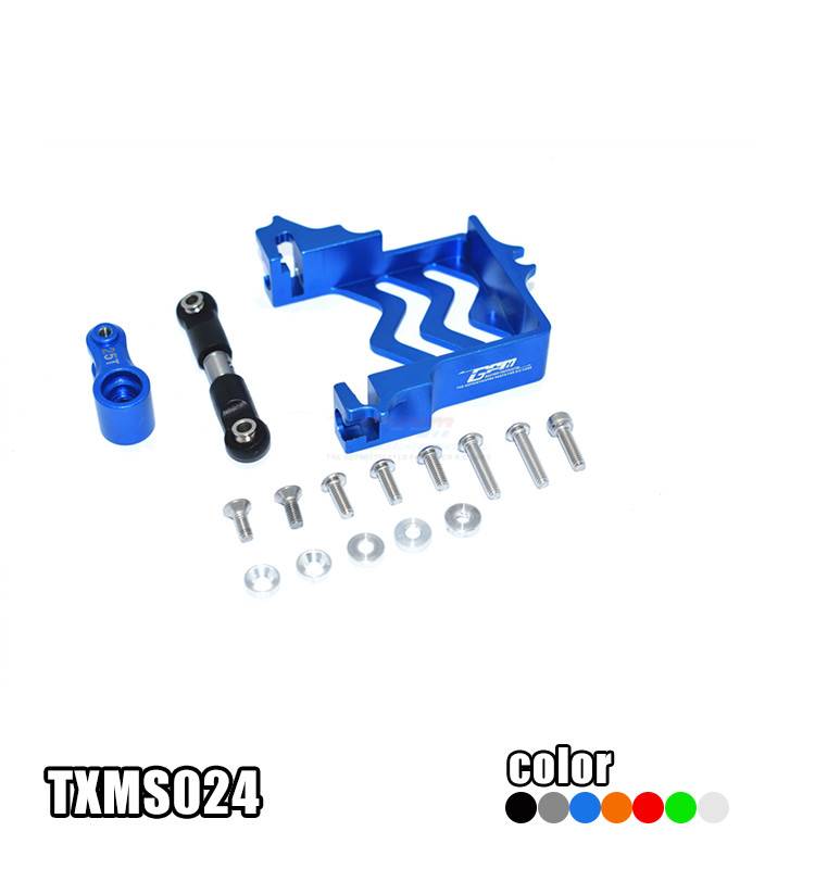 ALUMINUM SERVO MOUNT +STAINLESS STEEL TIE ROD+25T ALUMINUM SERVO HORN SET TXMS024 FOR 1/10 SCALE TRAXXAS MAXX 89076-4